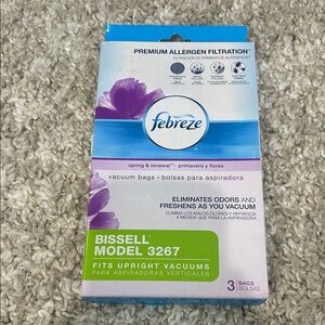 Bissell Model 3267 Vacuum Bags with Febreze - Blue and Purple
